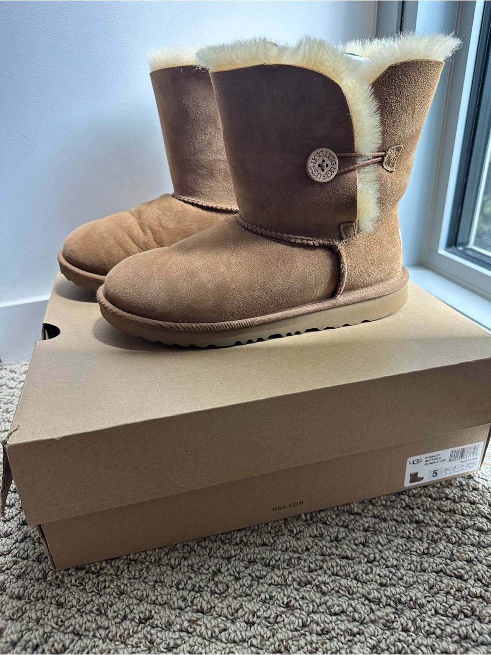 Girls Bailey Button Ugg Boots